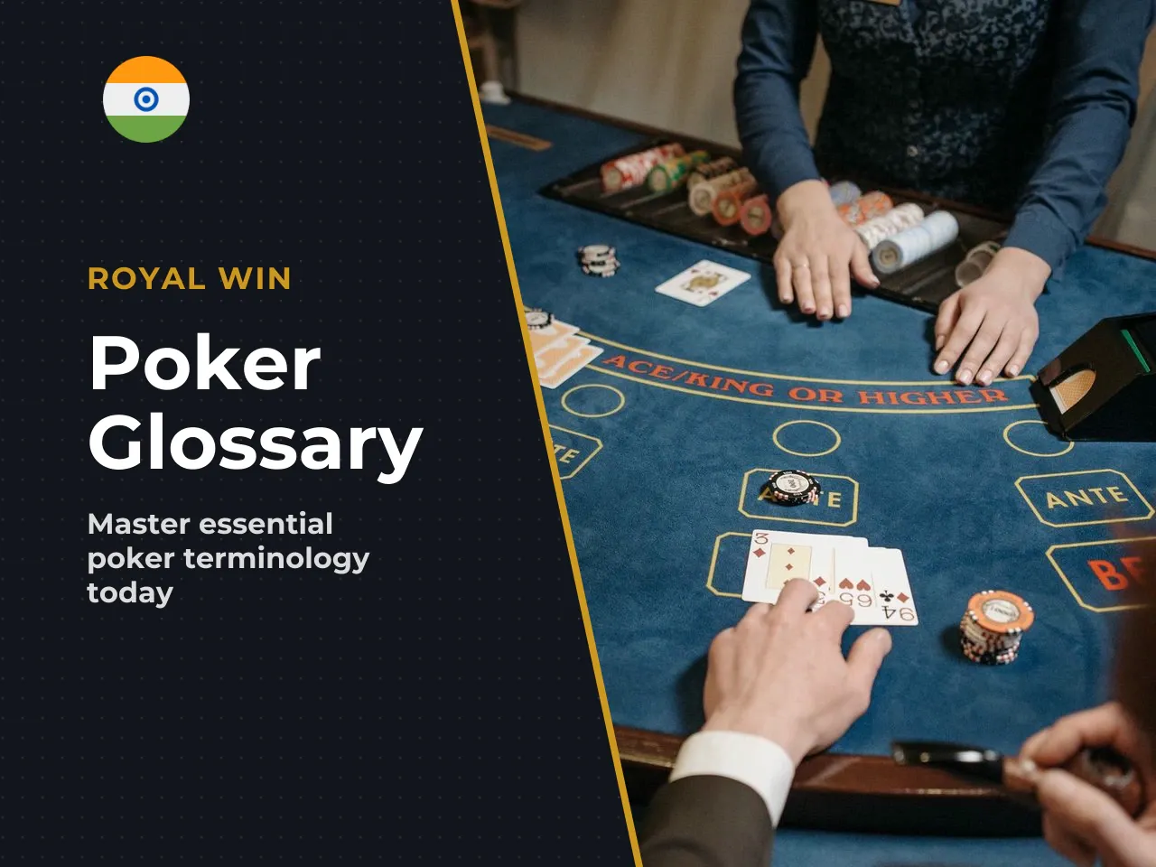 Essential poker glossary. Before diving into