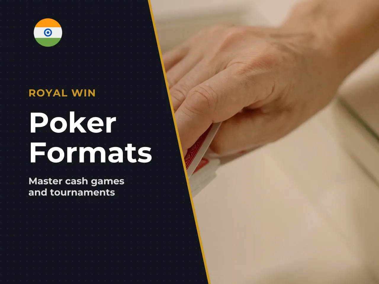 Cash games, tournament play and stakes