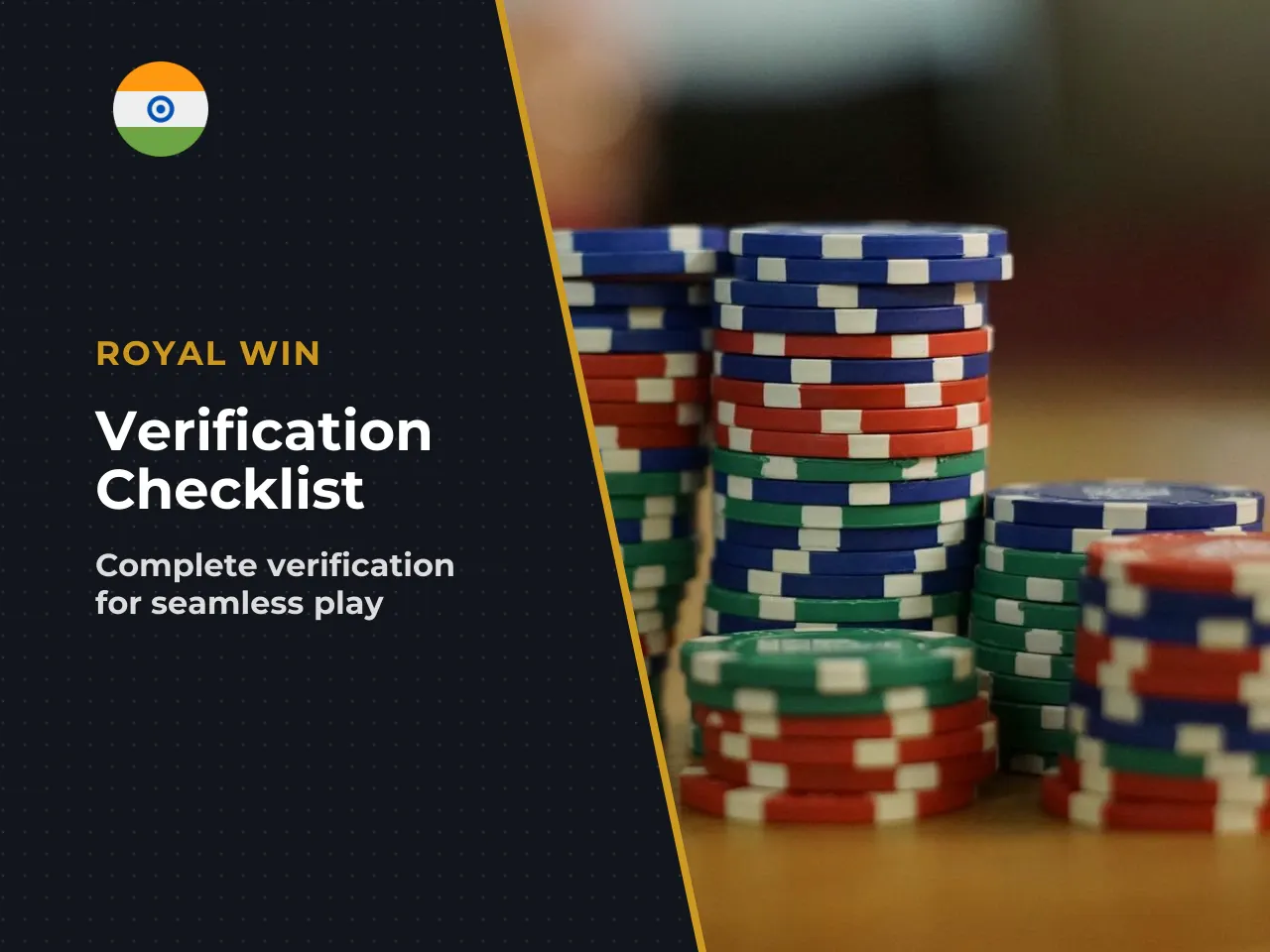 Checklist before your first deposit. Use